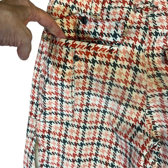 Burton Henna Houndstooth Ski/Snowboard Pants Coral & Gray Sz XS - Picture 6 of 14